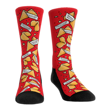 Fortune Cookie Socks Chinese Food Socks Asian Food Socks