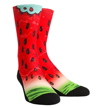 Watermelon Skin Socks Fruit Socks