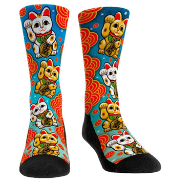 Japanese Lucky Cat Socks